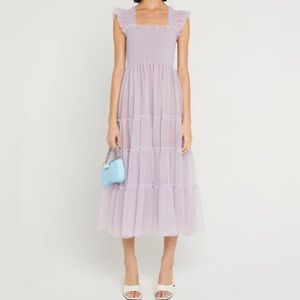 Hill House Nap Dress - Few Moda Calypso Maxi Dress in Lavender Purple new